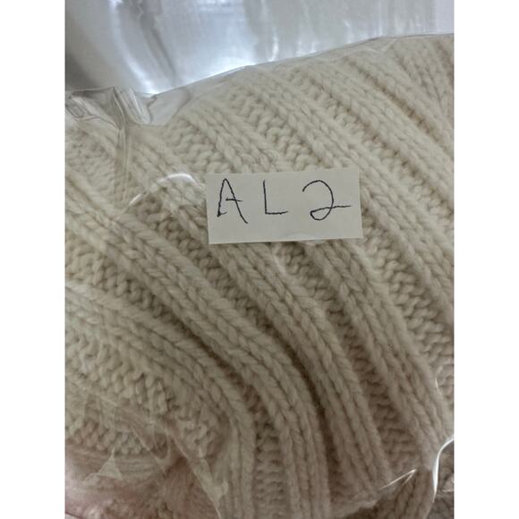 Talbots NWT Cable Knit Sweater Sz L Cream Off White Longsleeve Cozy - Picture 7 of 7